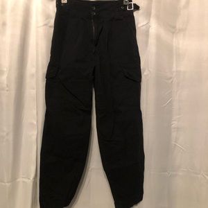Black cargo pants